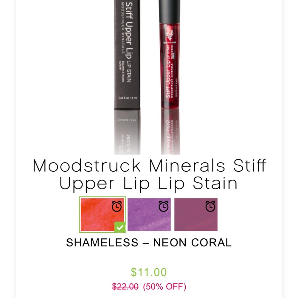 Moodstruck Minerals Stiff Upper Lip Lip Stain